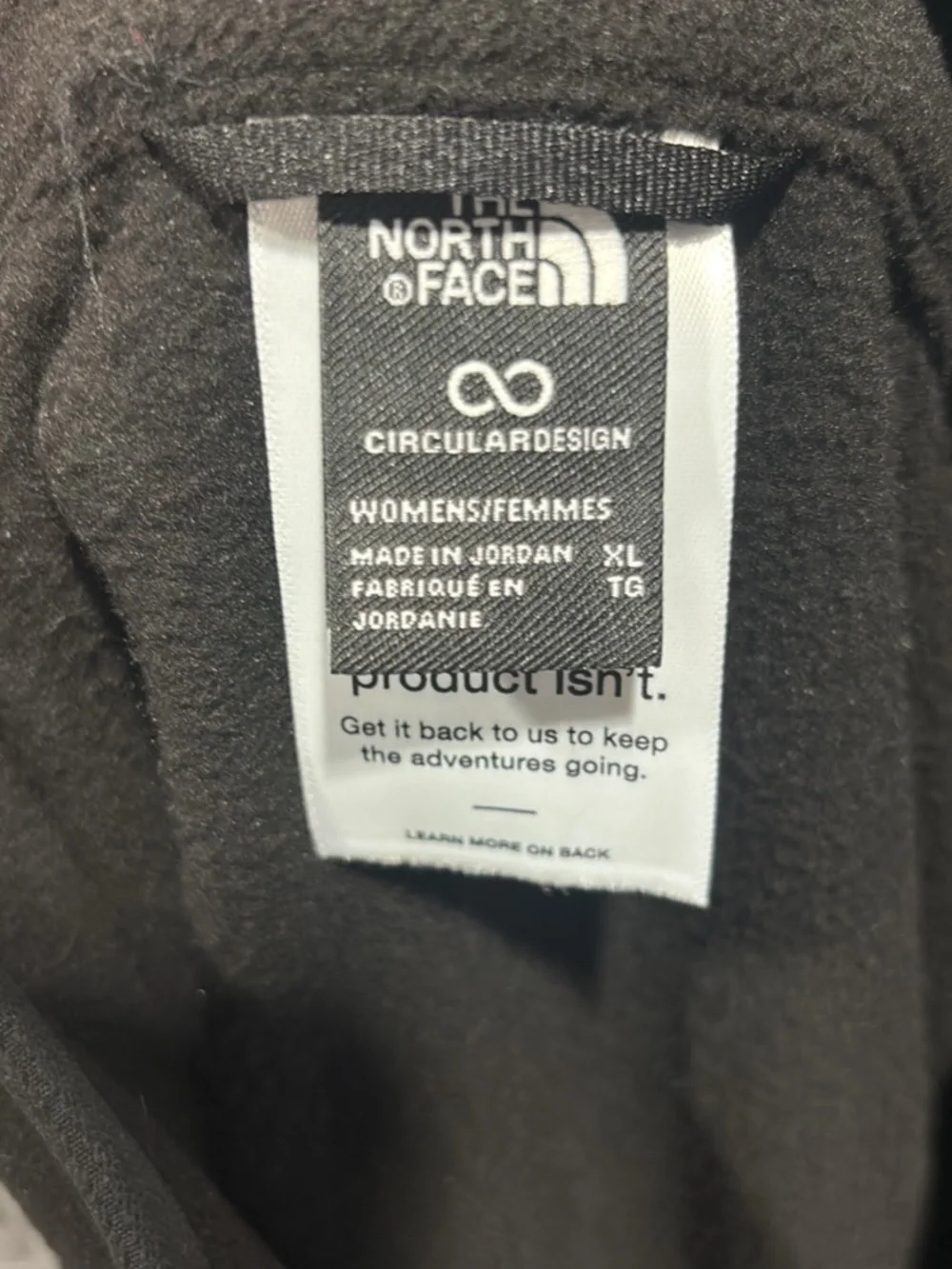 Women’s North Face Glacier Fleece XL - Picture 3 of 5